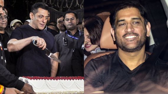 ಬಾಲಿವುಡ್‌ನ ಬ್ರಹ್ಮಚಾರಿ ಈಗ ಹಿರಿಯ ನಾಗರಿಕ ; ಸಲ್ಲು ಸಂಭ್ರಮದಲ್ಲಿ ಭಾಗಿಯಾದ ಧೋನಿ