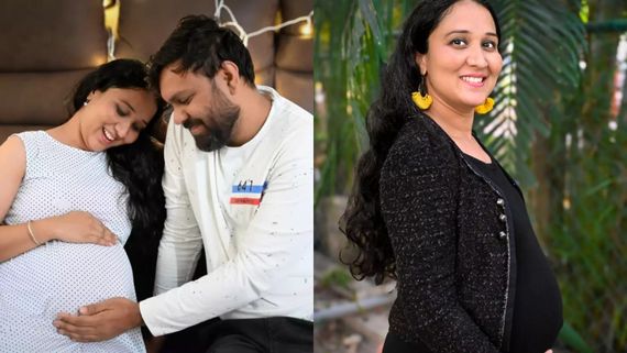 'ಸು ಫ್ರಂ ಸೋ' ಭಾನು ಪಾತ್ರಧಾರಿ ಸಂಧ್ಯಾ ಅರಕೆರೆ ಬೇಬಿ ಬಂಪ್ ಫೋಟೊಶೂಟ್