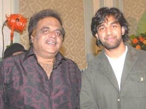 Ambarish and Chiranjeevi Sarja Ambarish and Chiranjeevi Sarja