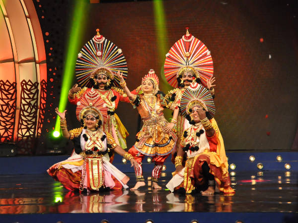 ಅಮೃತಳಿಂದ ಯಕ್ಷಗಾನ ಪ್ರದರ್ಶನ