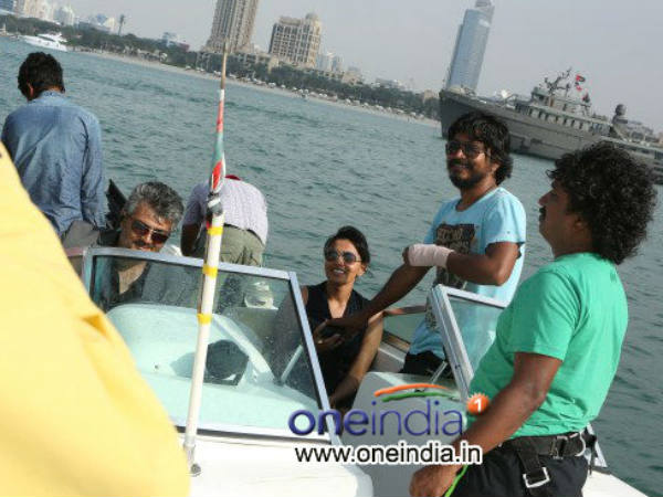 ಅಜಿತ್ ಜತೆ ಶೂಟಿಂಗ್ 