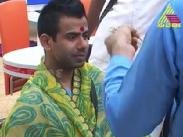 ಮನೆಯಲ್ಲಿ ಸಂತೋಷ್ ಗೆ ಸೀಮಂತ ಸಂಭ್ರಮ