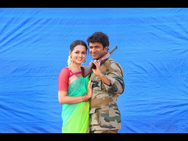 Puneeth Rajkumar as Sipayi Ramu in Mythri2