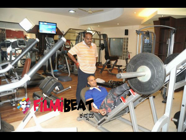 ಸಿಕ್ಸ್ ಪ್ಯಾಕ್ ನಲ್ಲಿ 'ನಿಖಿಲ್' ಫುಲ್ ಫಿಟ್