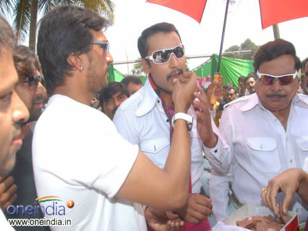 ಅಂಬಿ, ಸುದೀಪ್, ದರ್ಶನ್ ಒಡನಾಟ