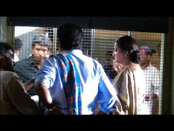 Sumalatha and Ambareesh shoots for 'Dodmane Huduga'