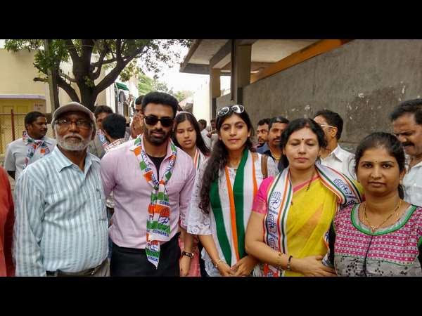 BBMP Election 2015: 'Magadheera' villain Dev Gill campaigns for Congress candidate Yuvaraj