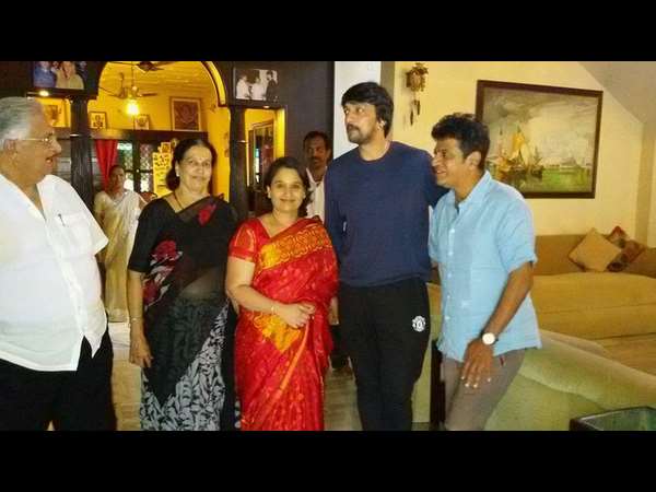 ಶಿವಣ್ಣ ದಂಪತಿಗೆ ಸಿಹಿ ಊಟ