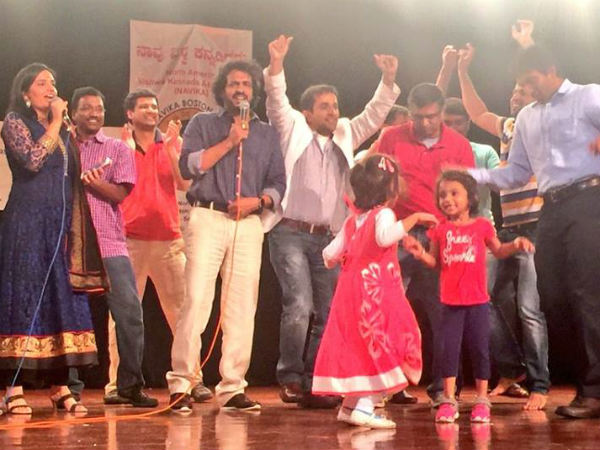 ವಿದೇಶದಲ್ಲಿರುವ ವಿಶ್ವ ಕನ್ನಡಿಗರೊಂದಿಗೆ ಉಪ್ಪಿ ಸಾಂಗ್