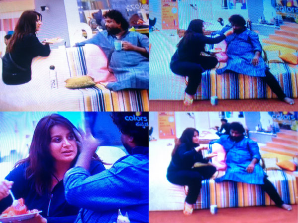 ಹುಚ್ಚ ವೆಂಕಟ್ ಗೆ ಹಣ್ಣು ತಿನ್ನಿಸಿದ ಪೂಜಾ ಗಾಂಧಿ