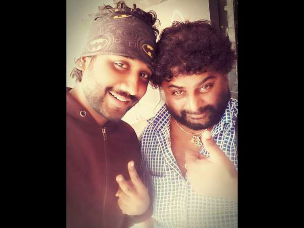 Huchcha Venkat singing for upcoming movie 'First Love'