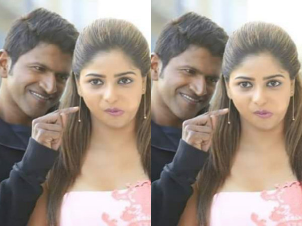 Puneeth Rajkumar Rachita Ram's new pic from Kannada film 'Chakravyuha' Puneeth Rajkumar Rachita Ram's new pic from Kannada film 'Chakravyuha'