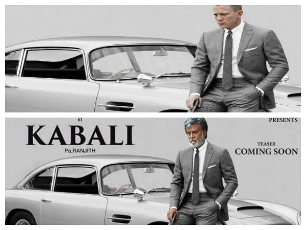Rajinikanth's 'Kabali' poster copied 