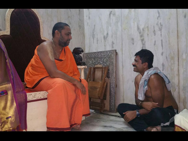 Director Prem Goes Spiritual For 'Kali', Visits Mantralaya 