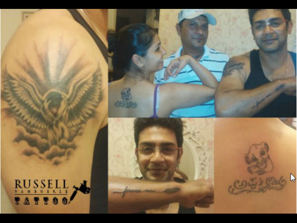 New Married couple Anu Prabhakar-Raghu Mukherjee's new tattoos New Married couple Anu Prabhakar-Raghu Mukherjee's new tattoos