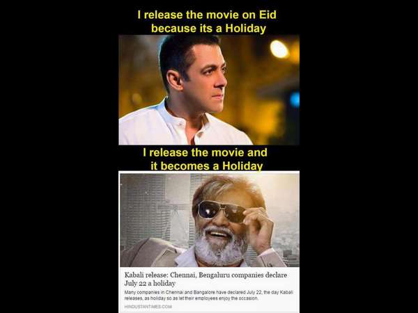 ಸಲ್ಮಾನ್ ಗೂ ರಜನಿಕಾಂತ್ ಗೂ ವ್ಯತ್ಯಾಸ ಇಷ್ಟೆ.!