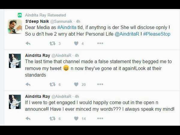 ಸುದ್ದಿ ವಾಹಿನಿಗಳ ಮೇಲೆ ಐಂದ್ರಿತಾ ಗರಂ