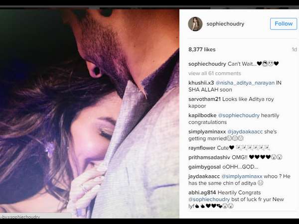 ಸೋಫಿ ಪತಿ ಆದಿತ್ಯ ರಾಯ್ ಕಪೂರ್.?