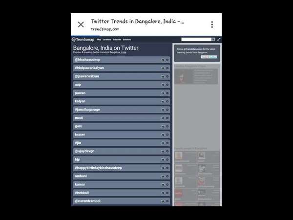 ಟ್ವಿಟ್ಟರ್ ನಲ್ಲಿ ಟ್ರೆಂಡ್ ಟ್ವಿಟ್ಟರ್ ನಲ್ಲಿ ಟ್ರೆಂಡ್