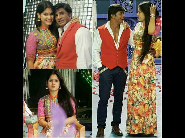 'ಮಾಸ್ತಿ ಗುಡಿ' ಸೆಟ್ ನಲ್ಲಿ ಪತಿ-ಪತ್ನಿ