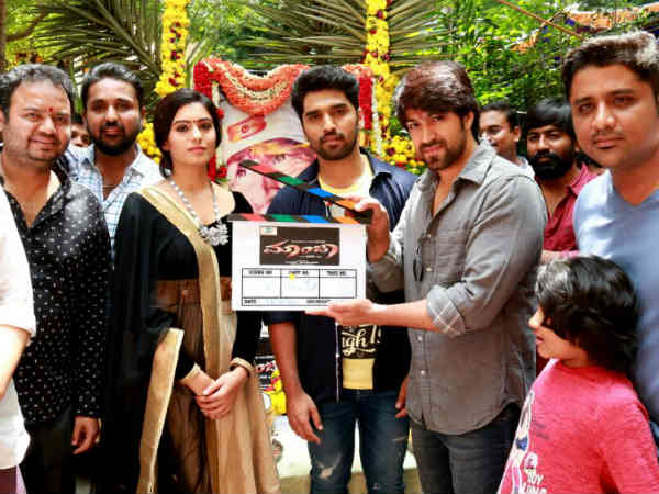 Actor Anish Tejeshwar's Kannada Movie 'Maanja' goes on floors