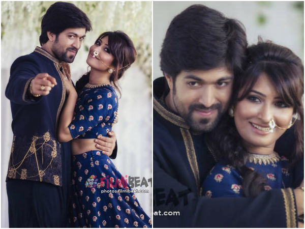 ಶೆರ್ವಾಣಿಯಲ್ಲಿ ಯಶ್-ಗೌನ್ ನಲ್ಲಿ ರಾಧಿಕಾ