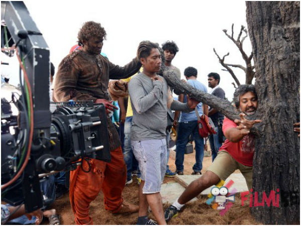 Bahubali 2 Making Scenes Leaked