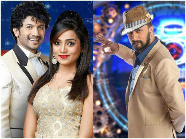 ಕಿಚ್ಚನ ಎದುರು ಸಂಜನಾ-ಭುವನ್ ಲವ್ ಸ್ಟೋರಿ