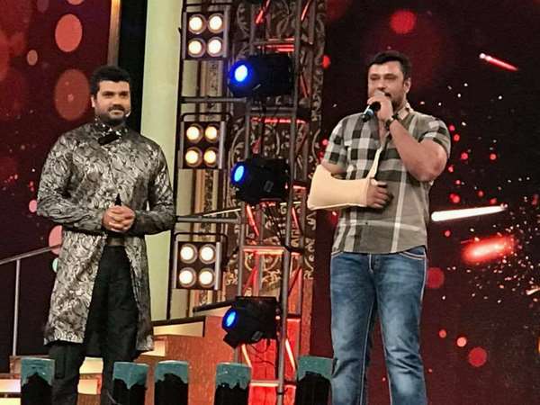 ದರ್ಶನ್ ಬಲಗೈಗೆ ಗಾಯ!