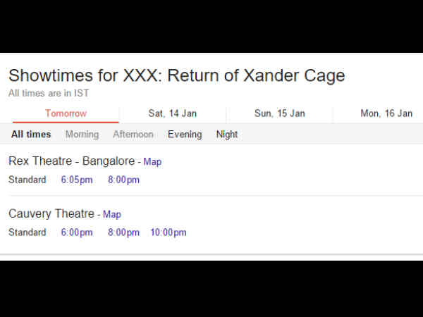 ಬೆಂಗಳೂರಿನ ಥಿಯೇಟರ್‌ಗಳಲ್ಲಿ 'xxx' ಚಿತ್ರ 