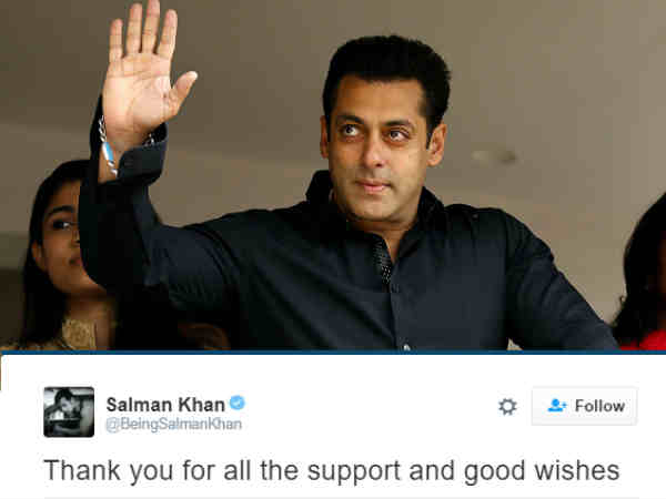 ಅಭಿಮಾನಿಗಳ ಸಹಕಾರಕ್ಕೆ ಸಲ್ಮಾನ್ ಥ್ಯಾಂಕ್ಸ್ 