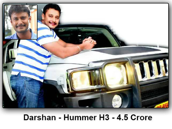 ದರ್ಶನ್ ಬಳಿ ಇರುವ ಕಾರುಗಳು...