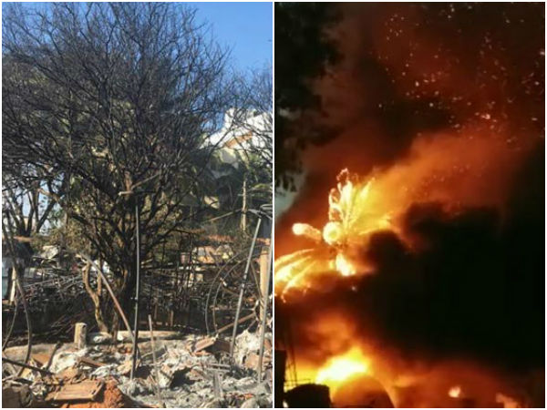 Art Director Arun Sagar's Godown Destroyed in Fire Accident