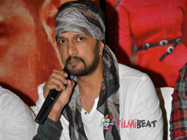 ಸುದೀಪ್ ಹೆಗಲ ಮೇಲೆ ಕೋವಿಯಿಟ್ಟು, ಗುಂಡು ಹಾರಿಸಿದರು