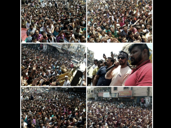 ದಾವಣಗೆರೆಯಲ್ಲಿ ಕಿಕ್ಕಿರಿದು ತುಂಬಿದ್ದ ಜನ