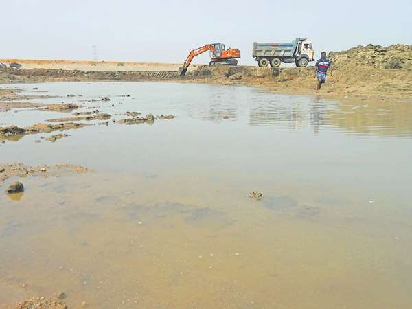 ದನ-ಕರುಗಳಿಗೆ ಸಿಕ್ಕಿದೆ ನೀರಿನ ಆಸರೆ ದನ-ಕರುಗಳಿಗೆ ಸಿಕ್ಕಿದೆ ನೀರಿನ ಆಸರೆ