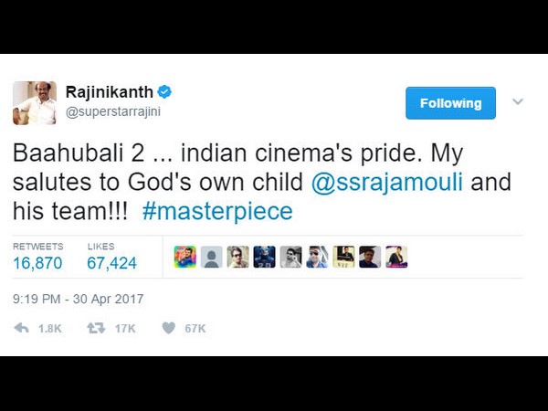 ನಿರ್ದೇಶಕರಿಗೆ ಸೂಪರ್ ಸ್ಟಾರ್ ಸೆಲ್ಯೂಟ್