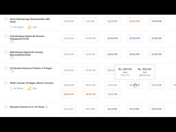 ಇವತ್ತೂ 400 ರೂಪಾಯಿಗೆ ಟಿಕೆಟ್ ಓಡುತ್ತಿದೆ!