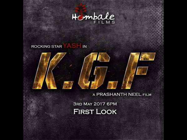 Yash Starrer KGF Movie First Look Release on 3rd April