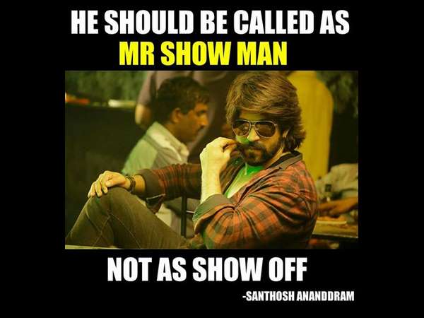 ನಿರ್ದೇಶಕ ಸಂತೋಷ್ ಆನಂದ್ ರಾಮ್ ಕೂಡ ಅದನ್ನೇ ಹೇಳಿದ್ದು.!