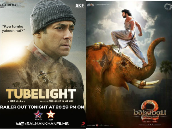 Salman Khan starrer 'Tubelight' film Beats 'Baahubali 2' Even Before Release! Salman Khan starrer 'Tubelight' film Beats 'Baahubali 2' Even Before Release!