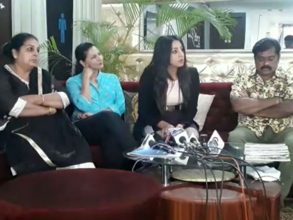 Sanjjanaa Galrani's Mother Becomes Emotional In Press meet