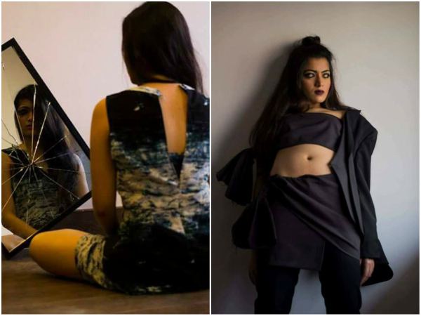 Actress Rashmika Mandanna Modeling days Pictures. 