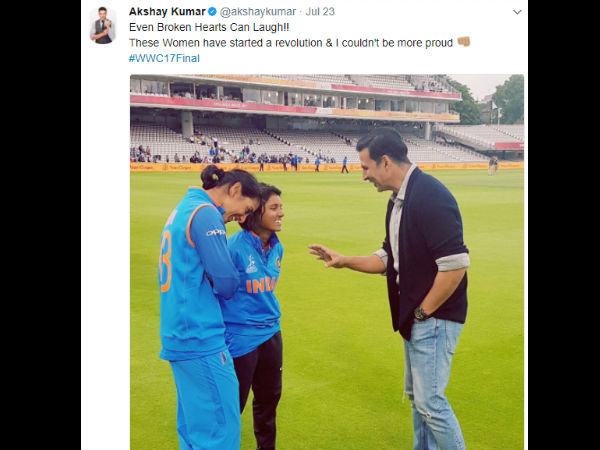 ಭಾರತ ತಂಡಕ್ಕೆ ಮನೋಸ್ಥೈರ್ಯ ತುಂಬಿದ ಅಕ್ಷಯ್ ಭಾರತ ತಂಡಕ್ಕೆ ಮನೋಸ್ಥೈರ್ಯ ತುಂಬಿದ ಅಕ್ಷಯ್