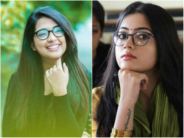 Actress Ahalya Suresh Looking Like Rashmika Mandanna
