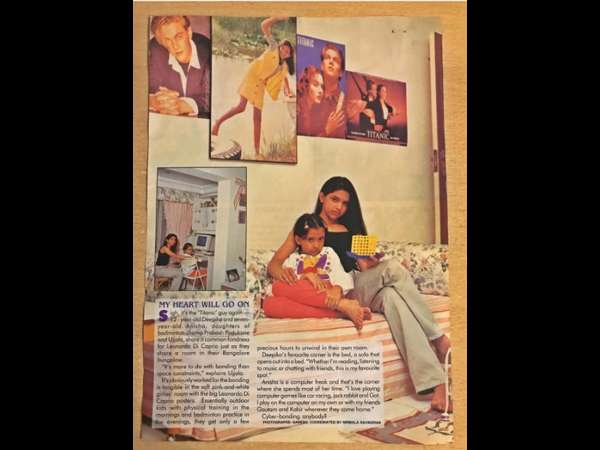 Deepika Padukone’s Childhood crush on Leonardo Dicaprio