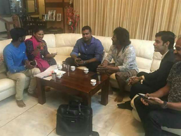 Dysp anupama shenoy met Upendra