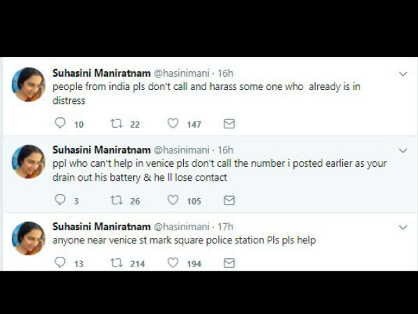 ಸರಣಿ ಟ್ವೀಟ್ ಮೂಲಕ ಸಹಾಯ