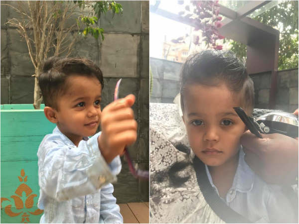 Golden Star Ganesh Son Vihaan is in Mugulunage style Golden Star Ganesh Son Vihaan is in Mugulunage style