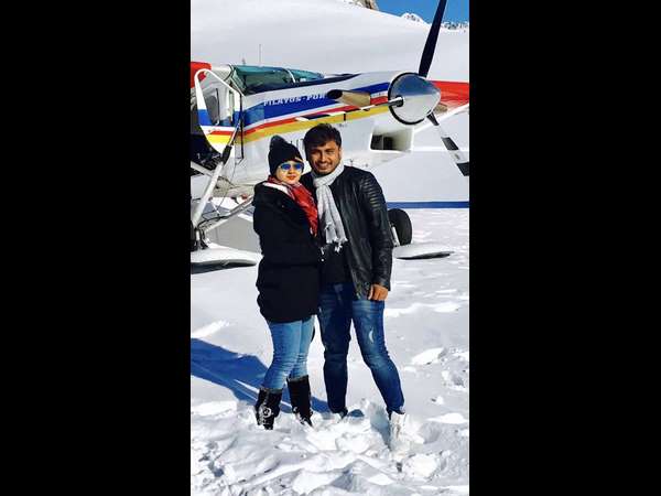 Actress Amulya and Jagadish honeymoon trip
